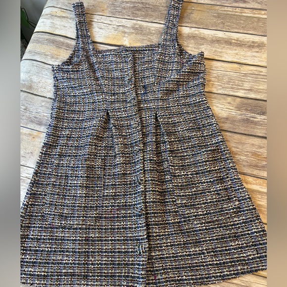 Free People Maxx Tweed Mini Dress - Midnight Combo - Picture 4 of 9